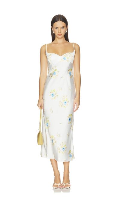 Anna October Anna October Gloria Midi Dress With New Sculpted Bodice