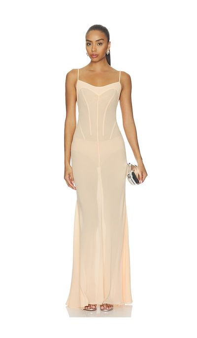 Anna October Anna October Janet Slip Dress With Draped Bust
