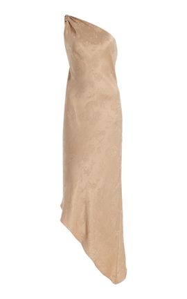 Anna October Anna October Molly Asymmetrical Chiffon Midi Dress