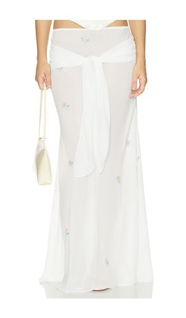 Anna October Anna October Oriana Maxi Skirt With Embroidery
