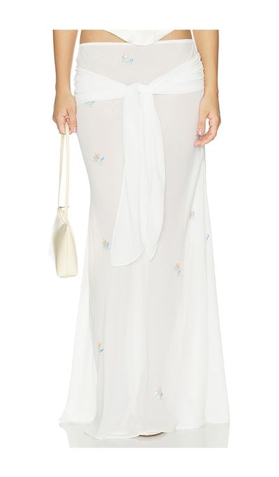 Anna October Anna October Oriana Maxi Skirt With Embroidery