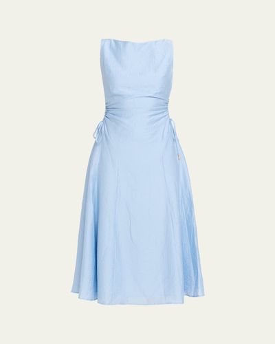 Anna Quan Mai Satin Midi Dress