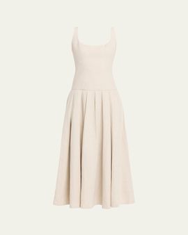 Anna Quan Marcelle Drop-Waist Maxi Dress