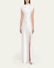 Anna Quan Martha Draped Lace Satin Dress - 2