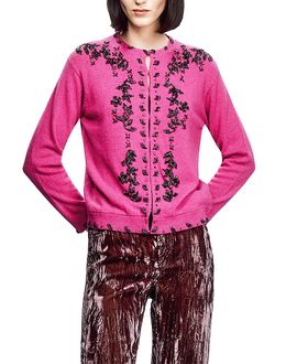 Anna Sui Anna Sui Beaded Knit Cardigan