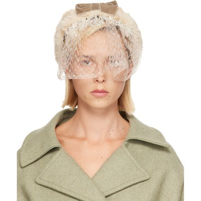 Anna Sui Anna Sui Beige Veil Headband