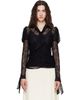 Anna Sui Anna Sui Black Long Sleeve Blouse - 1