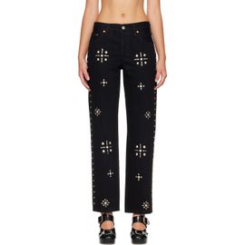 Anna Sui Anna Sui Black Studded Jeans