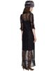 Anna Sui Anna Sui Black Tie Maxi Dress - 3