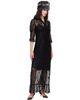 Anna Sui Anna Sui Black Tie Maxi Dress - 4