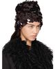 Anna Sui Anna Sui Brown & Black Pailettes Beanie - 2