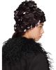 Anna Sui Anna Sui Brown & Black Pailettes Beanie - 3