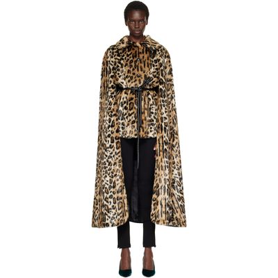 Anna Sui Anna Sui Brown Cape Coat