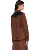 Anna Sui Anna Sui Brown Faux-Suede Appliqué Overshirt - 3