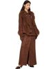 Anna Sui Anna Sui Brown Faux-Suede Jacket - 4