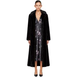 Anna Sui Anna Sui Brown Mink Faux Fur Coat