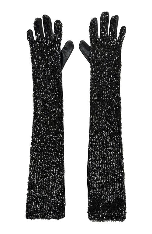 Mugler - Black M-Clasp Bolero Sleeve Gloves