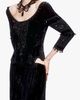 Anna Sui Anna Sui Crushed Velvet Beaded Corset - 3
