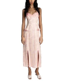 Anna Sui Anna Sui Damash Rose Brocade Slip Dress