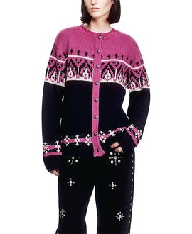 Anna Sui Anna Sui Fair Isle Knit Cardigan