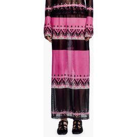 Anna Sui Anna Sui Fair Isle Mesh Skirt