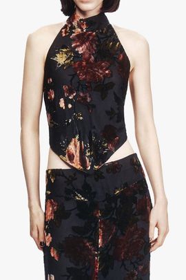 Anna Sui Anna Sui Folia Devore Halter Top