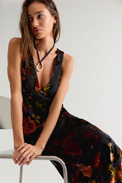 Anna Sui Anna Sui Folia Devore Maxi Dress
