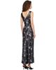 Anna Sui Anna Sui Gray Floral Appliqué Maxi Dress - 3