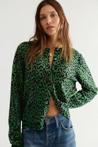 Anna Sui Anna Sui Jaguar Printed Cardi