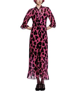 Anna Sui Anna Sui Jewel Jaguar Chiffon Dress