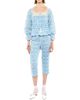Anna Sui Anna Sui Lattice Lace Embroidery Capri Pants - 1