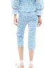 Anna Sui Anna Sui Lattice Lace Embroidery Capri Pants - 4