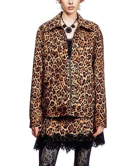 Anna Sui Anna Sui Leopard Denim Jacket