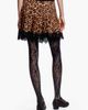 Anna Sui Anna Sui Leopard Denim Kilt - 4