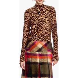Anna Sui Anna Sui Leopard Knit Turtleneck