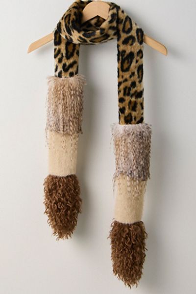 Anna Sui Anna Sui Multi Fur Scarf