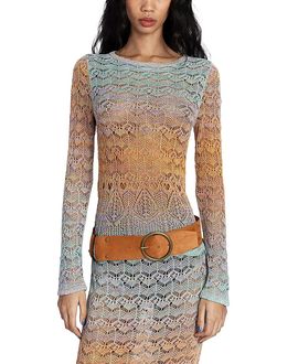 Anna Sui Anna Sui Ombre Space Dye Crochet Top