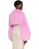 Anna Sui Anna Sui Pink Bloom Faux-Fur Jacket - 3