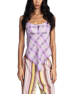 Anna Sui Anna Sui Plaid Blossom Top Apron