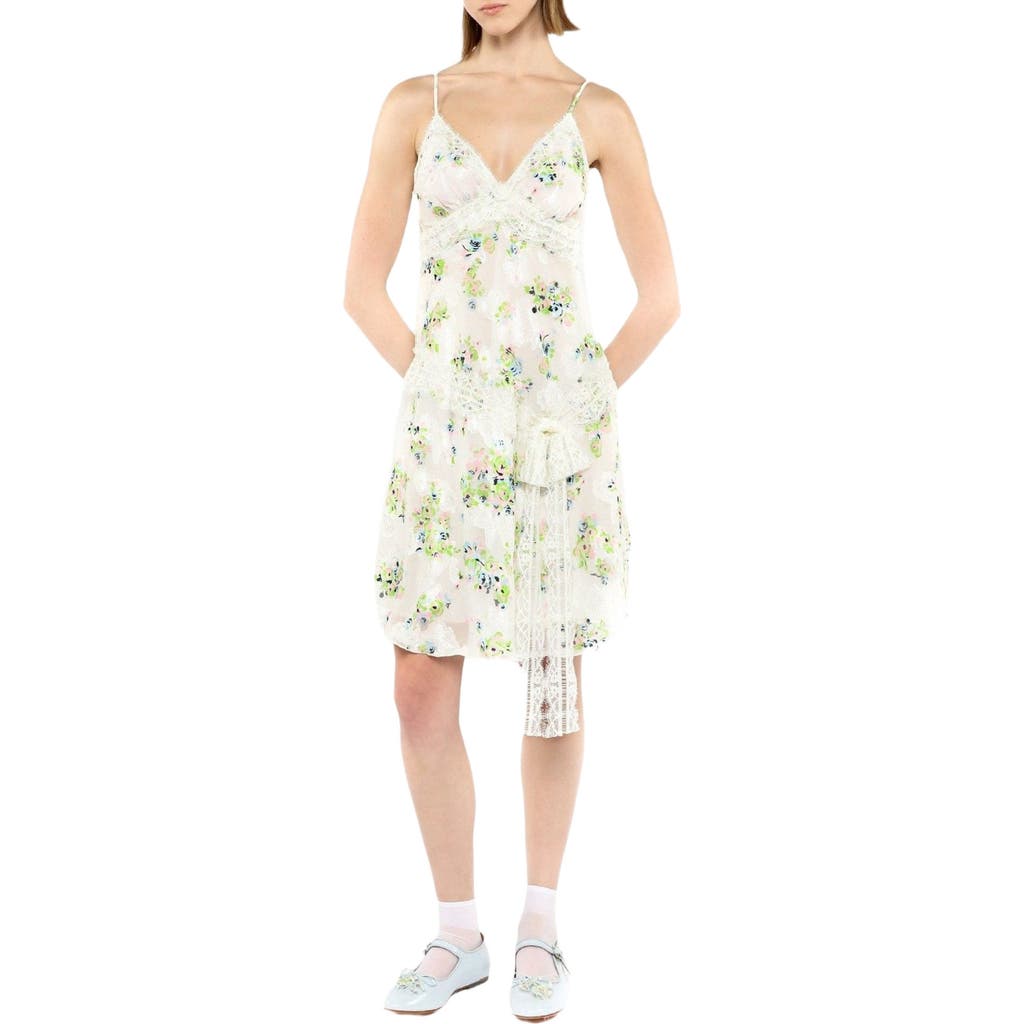 Anna Sui Anna Sui Rosies Posies Chiffon Slip Dress