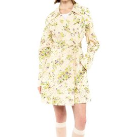 Anna Sui Anna Sui Rosies Posies Eyelet Trench Coat