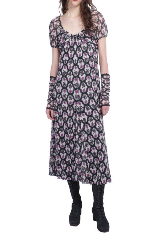 Anna Sui Anna Sui Sleeping Beauty Mesh Bow Dress
