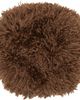 Anna Sui Anna Sui SSENSE Exclusive Brown Faux-Fur Muff Hand Warmer - 1