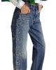 Anna Sui Anna Sui Stone Wash Studded Denim Jeans - 2