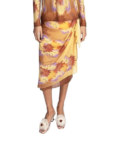 Anna Sui Anna Sui Sunburst Sarong Skirt