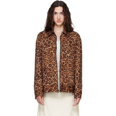 Anna Sui Anna Sui Tan Leopard Jacket