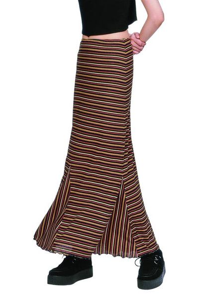 Anna Sui Anna Sui Venetian Stripe Trumpet Skirt