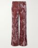 ANNA SUI Velvet-rayon wide-leg pants - 1