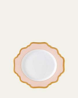 Anna Weatherley Dusty Rose Rimmed Bread & Butter Plate