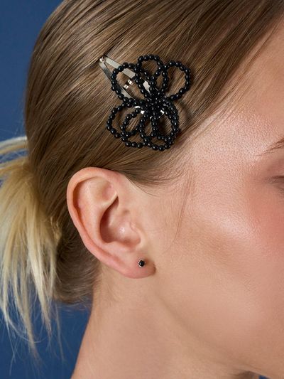 ANNAFLAIR1986 Big Flower Beaded Statement Hair Pin (AH2240007)